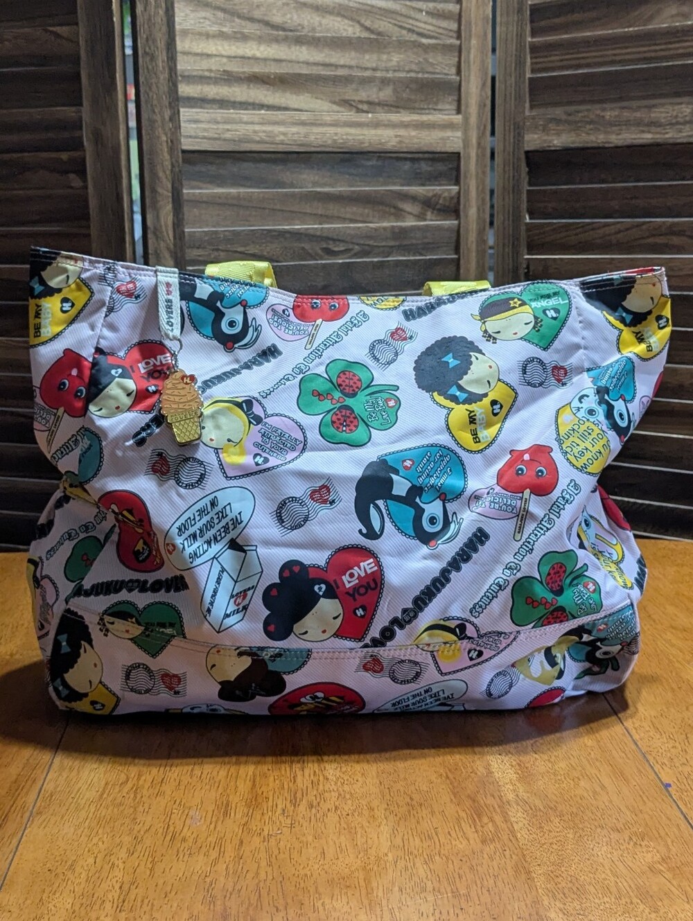 RARE VINTAGE Y2K HARAJUKU LOVERS TOTE BAG